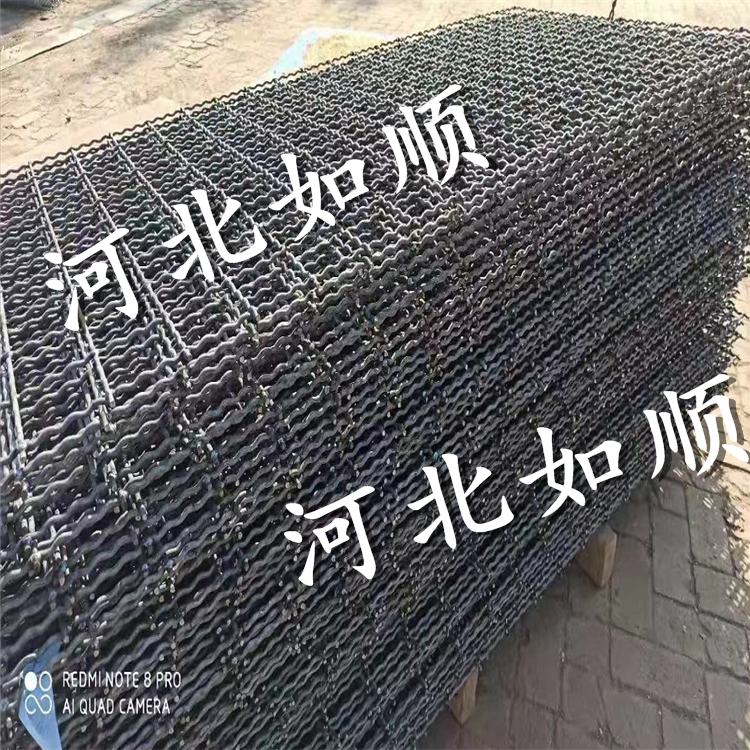 山西黑絲4-6mm鋼筋編織網片滿焊-握邊-卷邊圖片2